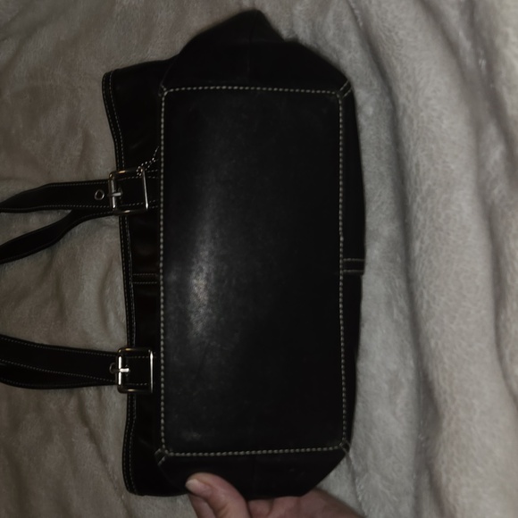 Coach Vintage all black leather hobo absolutely NO CALL OUTS 05 - Picture 4 of 9